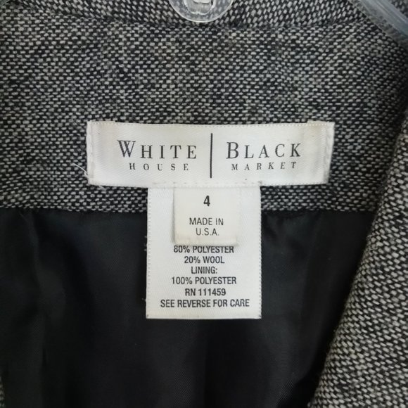 White House Black Market Wool Blend Tweed Suit Set - Picture 9 of 16
